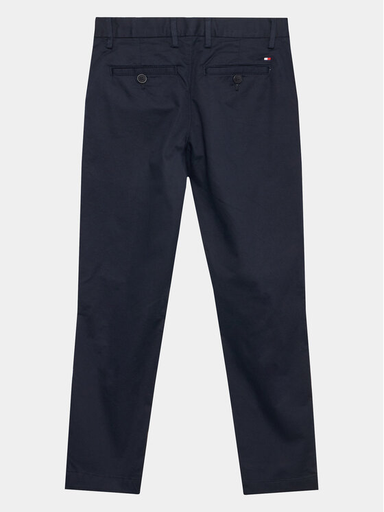 Tommy Hilfiger Tommy Hilfiger Pantaloni di tessuto KB0KB08609 D Blu scuro Slim Fit