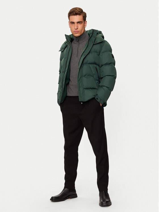BOSS BOSS Зимно яке H-Corbinian3 50525243 Зелен Regular Fit