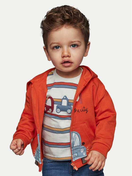 Mayoral Mayoral Bluza 2475 Pomarańczowy Regular Fit