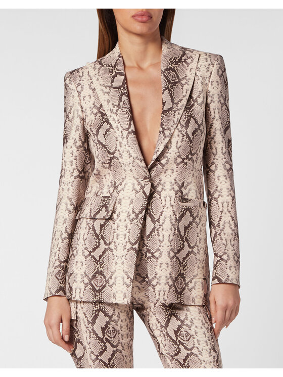 PHILIPP PLEIN PHILIPP PLEIN Giacca da abito 19211 Beige Loose Fit