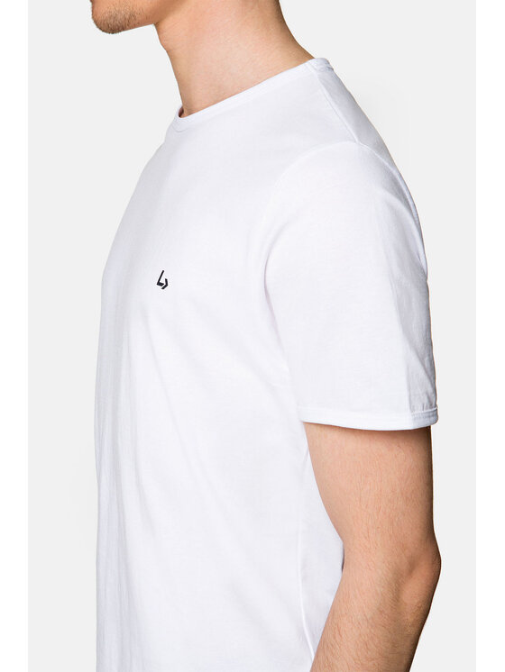 Lancerto Lancerto T-Shirt Daniel TS124121000025 Biały Regular Fit