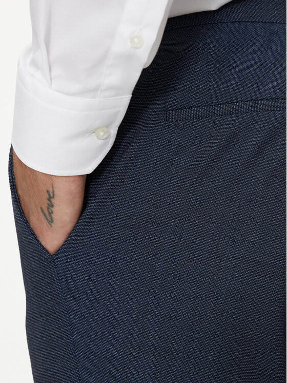 HUGO Hugo Uzvalks Henry/Getlin232X 50495717 Tumši zils Slim Fit