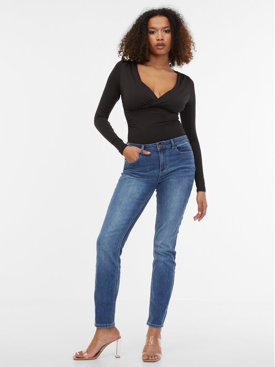 Orsay Orsay Jeansy 1000185D0150__42 Niebieski Slim Fit