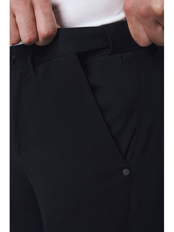 Lancerto Lancerto Chinosy Mikkeli SP082125000007 Czarny Regular Fit