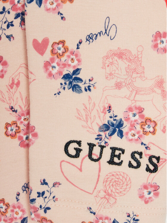 Guess Guess Легінси K4RB01 J1313 Рожевий Slim Fit
