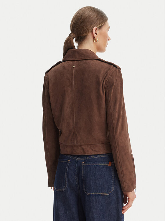 Armani Exchange Armani Exchange Шкіряна куртка XW001924 AF21549 U6136 Коричневий Regular Fit