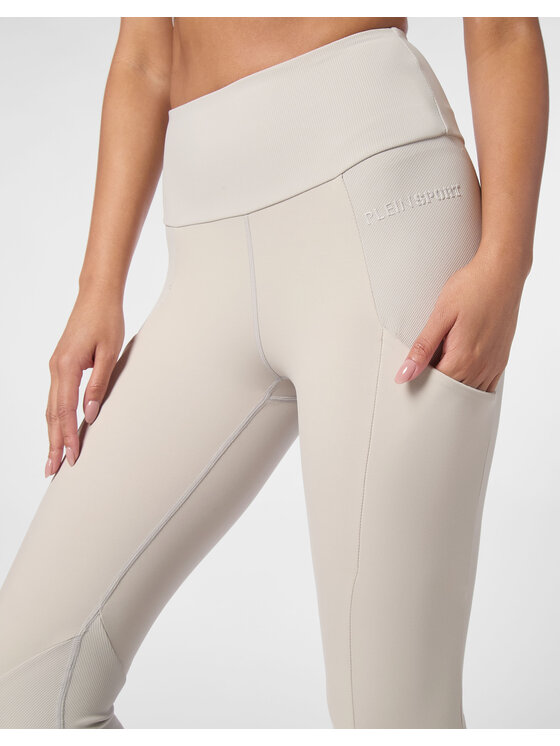 Plein Sport Plein Sport Legginsy 10187 Szary Active Fit