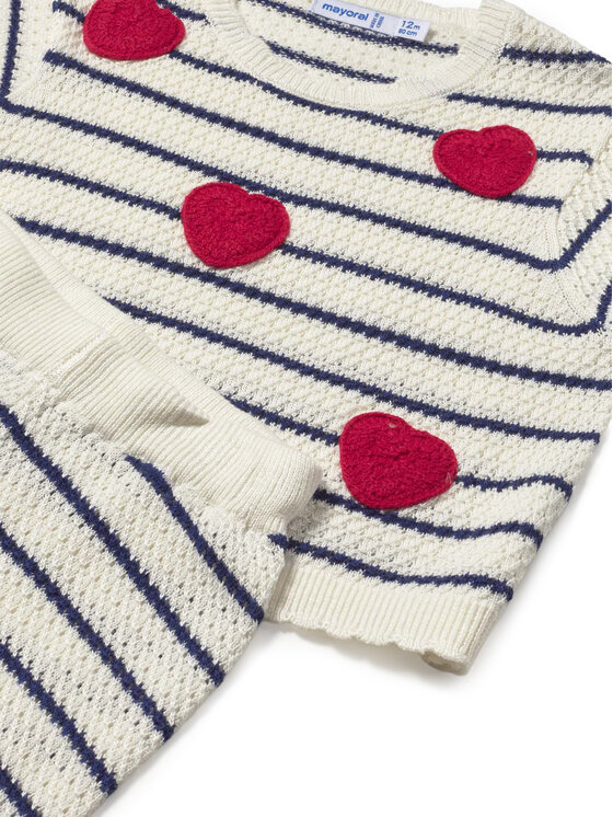 Mayoral Mayoral Комплект тишърт и платнени панталони 1516 Екрю Regular Fit