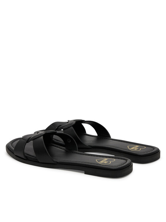 LOVE MOSCHINO LOVE MOSCHINO Klapki JA28092G1MIA0000 Czarny