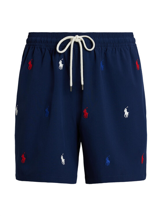 Polo Ralph Lauren Polo Ralph Lauren Шорти от плат 710957786001 Тъмносин Classic Fit