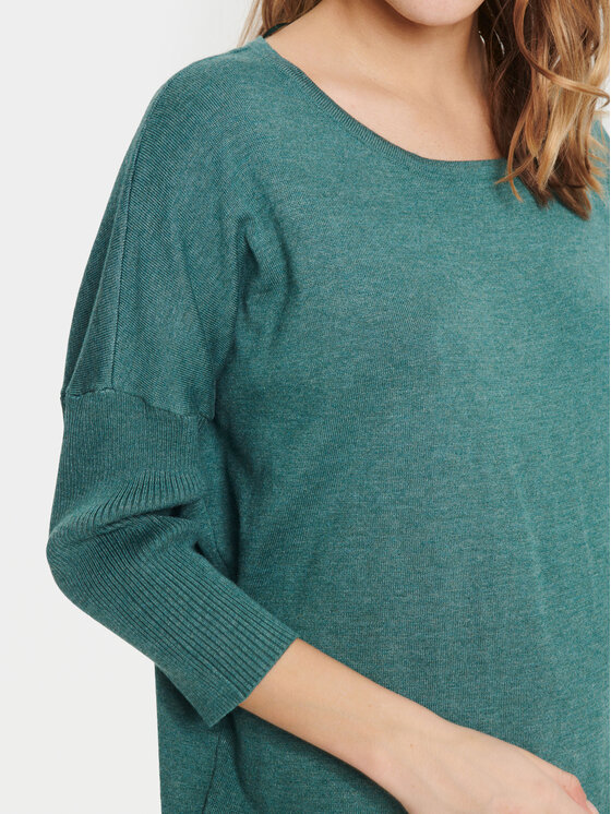 Saint Tropez Saint Tropez Φόρεμα υφασμάτινο 30512181 Πράσινο Casual Fit