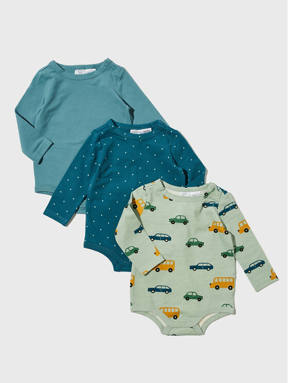 Set di 3 body da neonato 7342439 Multicolore