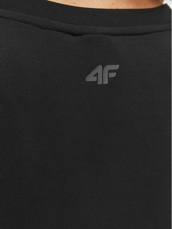 4F 4F Bluza 4FAW23TSWSF701 Czarny Regular Fit