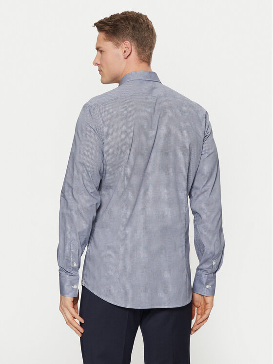 Liu Jo Liu Jo Cămașă QA5114 T4354 Bleumarin Slim Fit
