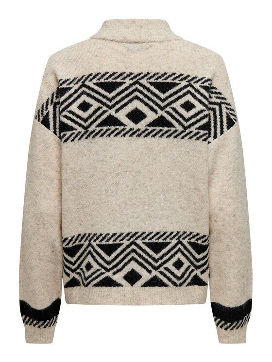 ONLY ONLY Rollkragenpullover Victoria 15321179 Beige Regular Fit