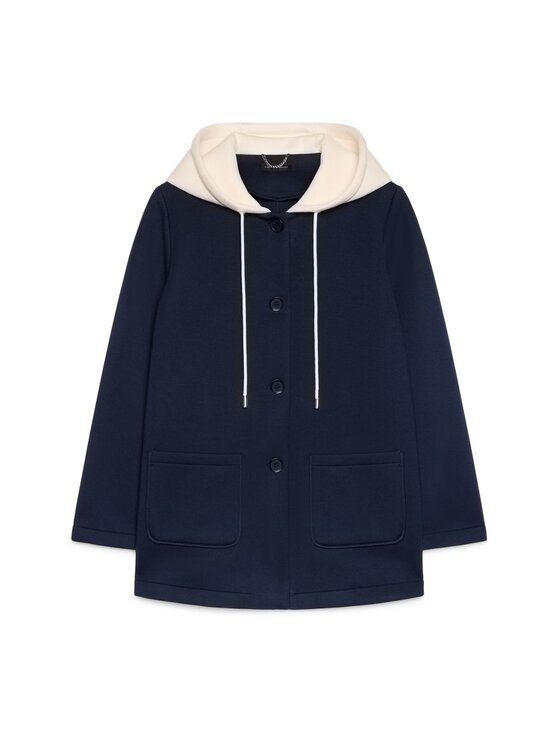 Fiorella Rubino Fiorella Rubino Cappotto 0218T000319N034 Blu A-Line Fit