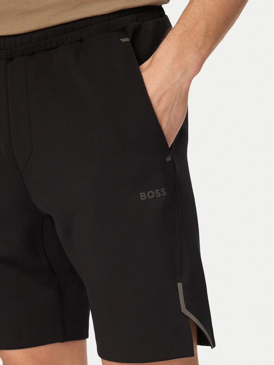 BOSS BOSS Pantaloni scurți sport Hecon Active 50531225 Negru Regular Fit