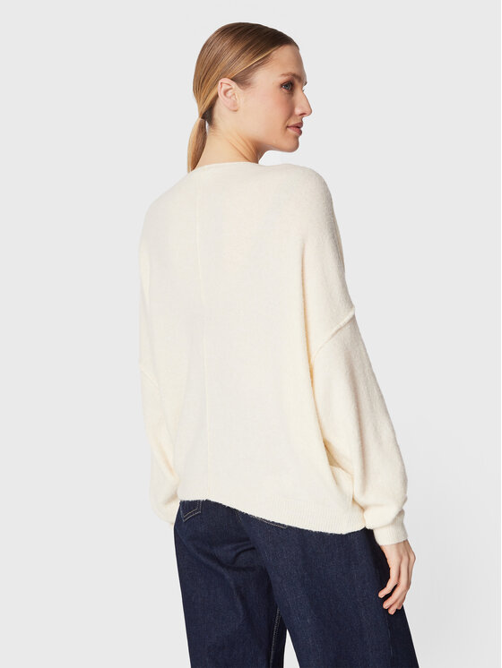 American Vintage American Vintage Пуловер Damsville DAM225H22 Екрю Relaxed Fit