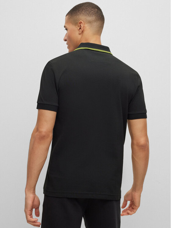 BOSS Boss Polo 50469391 Melns Slim Fit