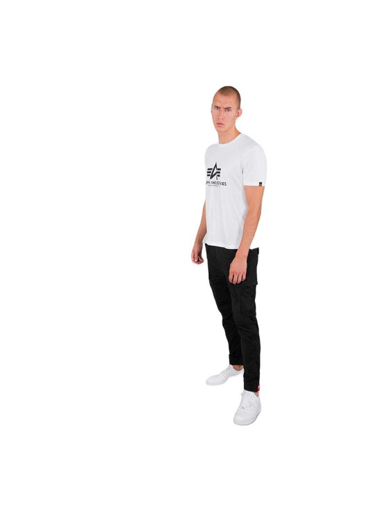 Alpha Industries Alpha Industries T-Shirt AI.100501-09-3XL Biały Basic Fit
