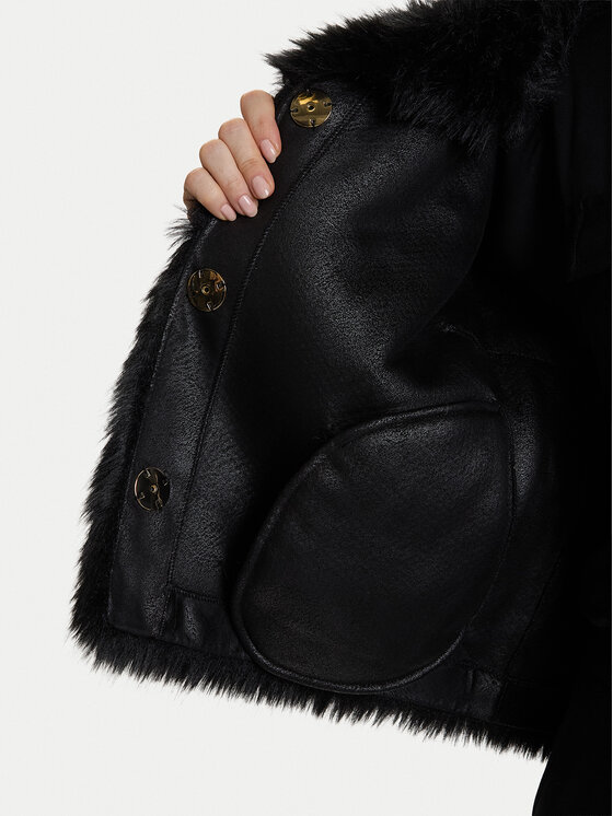 Rinascimento Rinascimento Pelliccia CFC0122217003 Nero Regular Fit