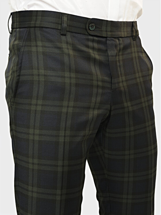 Evenemen Evenemen Spodnie garniturowe ROBIN Granatowy Slim Fit