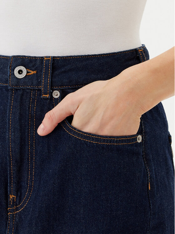 Pepe Jeans Pepe Jeans Džínsová sukňa PL901186 Modrá Regular Fit