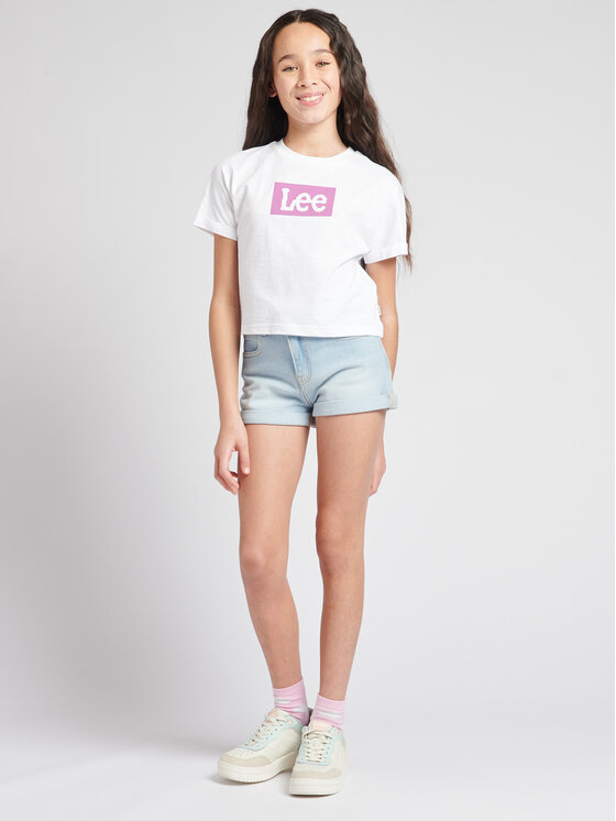 Lee Lee Džínové šortky Carol LEG5067 Modrá Regular Fit