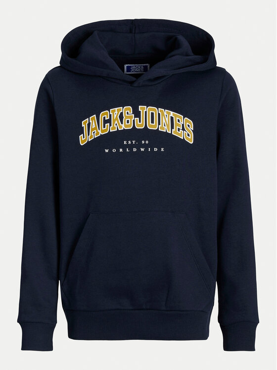 Jack&Jones Junior Jack&Jones Junior Pulóver Caleb 12259564 Sötétkék Relaxed Fit