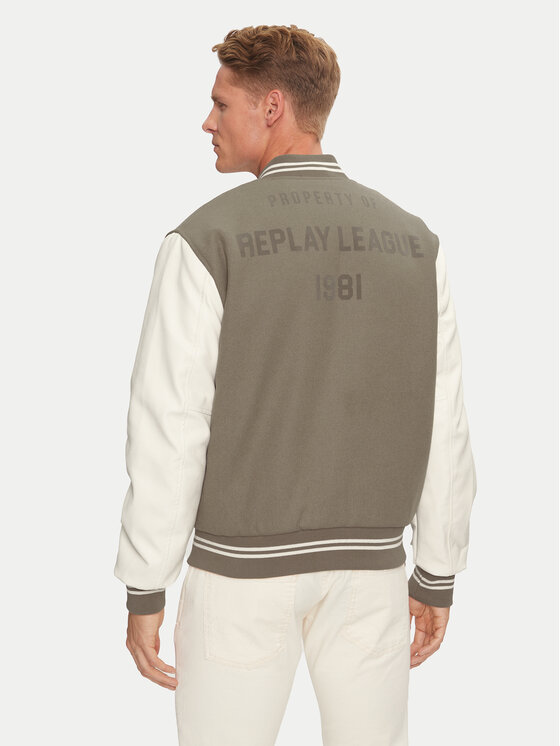 REPLAY Replay Geacă bomber M8414 .000.84768 Bej Regular Fit