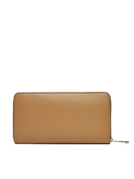 Tommy Hilfiger Tommy Hilfiger Portafoglio grande da donna Th Soft Logotape Lrg Za AW0AW16927 Marrone