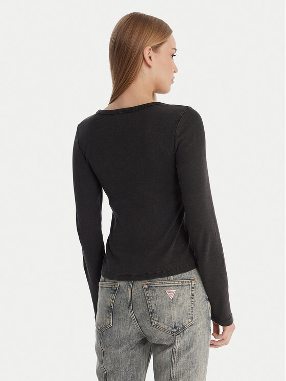 Guess Jeans Guess Jeans Bluza W6RP24 KA0H1 Siva Slim Fit