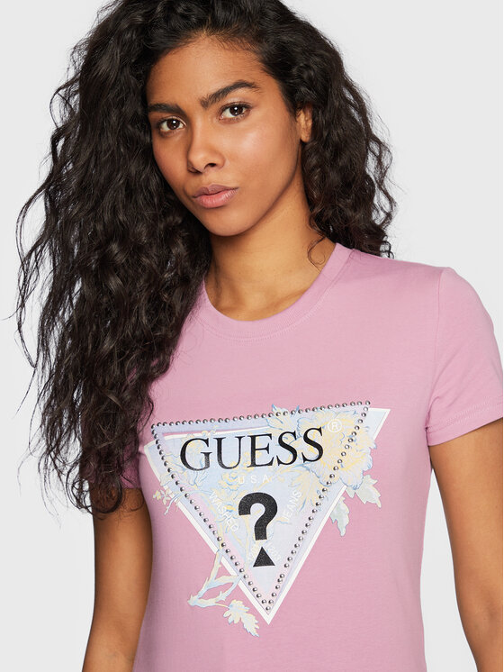 Guess Abbigliamento Donna T-shirt XS Nero W5GI04 J1314