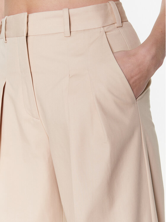 Calvin Klein Calvin Klein Spodnie materiałowe Utility K20K205411 Beżowy Loose Fit