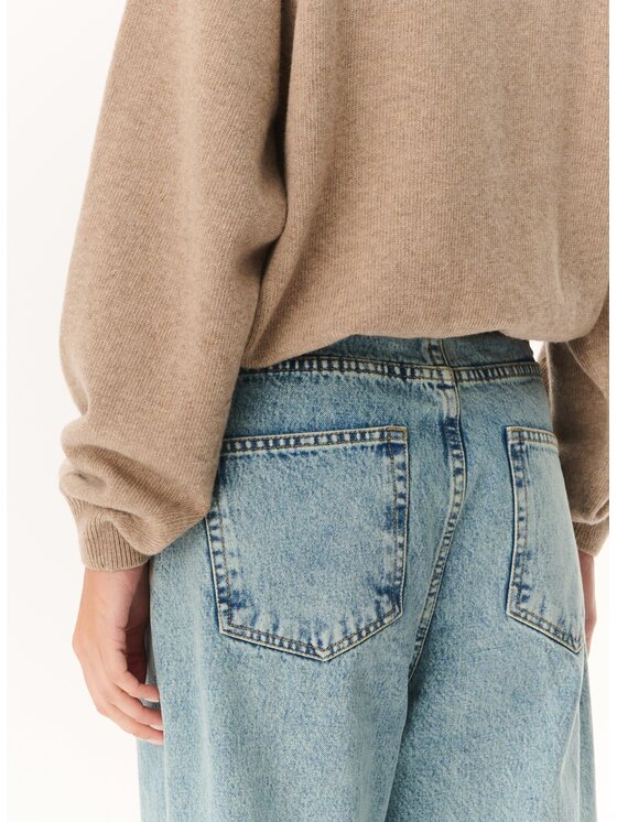 LEBRAND LEBRAND Sweter Beth Beżowy Regular Fit