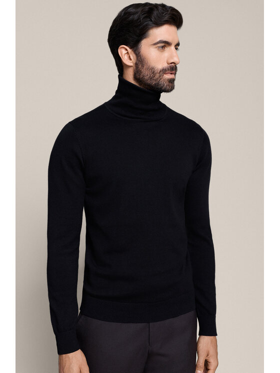 Lancerto Lancerto Sweter Jesse SW000211556013 Czarny Regular Fit