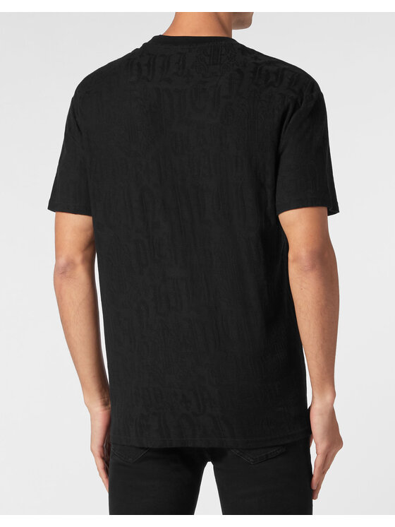 PHILIPP PLEIN PHILIPP PLEIN Tričko 9837 Čierna Regular Fit