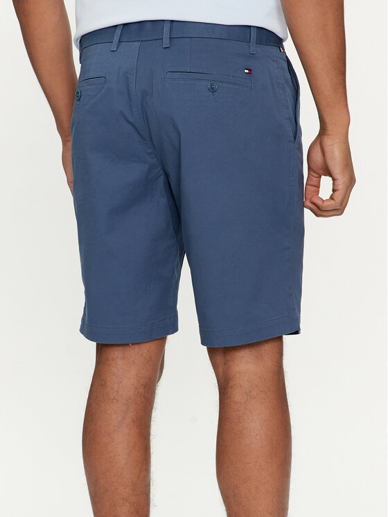 Tommy Hilfiger Tommy Hilfiger Szorty materiałowe Harlem MW0MW23568 Niebieski Regular Fit