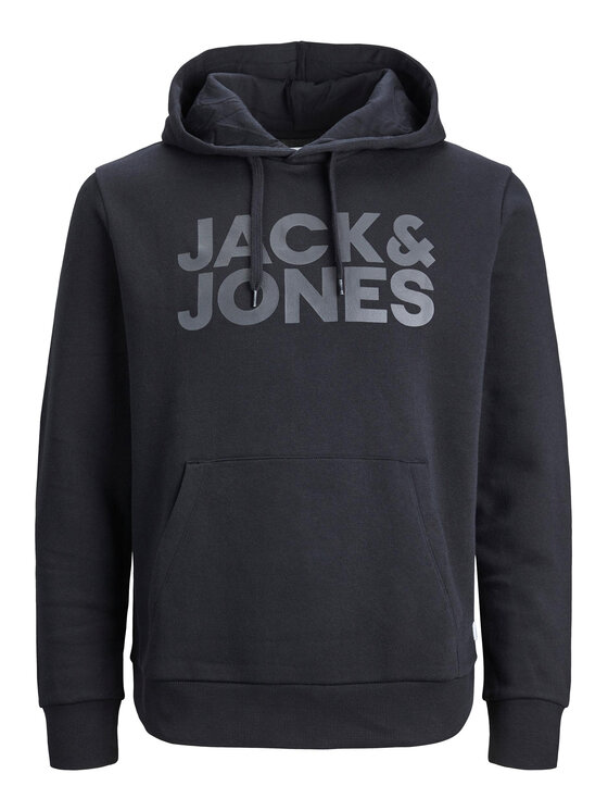 Jack & Jones Jack & Jones Bluza Corp 12152840 Czarny Standard Fit