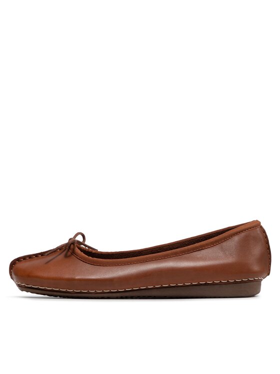 Clarks Clarks Baleriny Freckle Ice 203529304 Brązowy