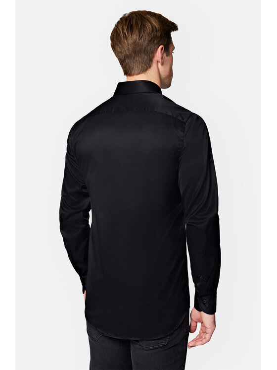 Lancerto Lancerto Koszula Blackburn KO073223000003 Czarny Regular Fit