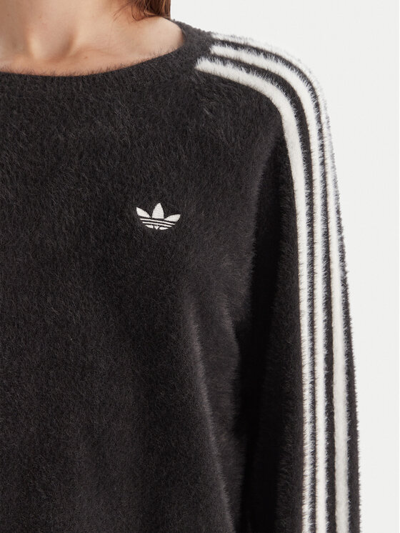adidas adidas Mikina adicolor Holiday JX7813 Černá Loose Fit
