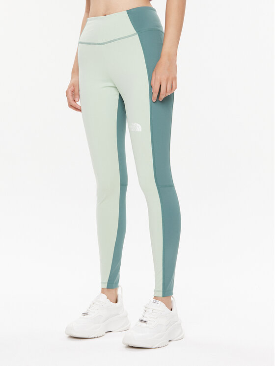 The North Face Leggings Ma NF0A856I Zelena Regular Fit