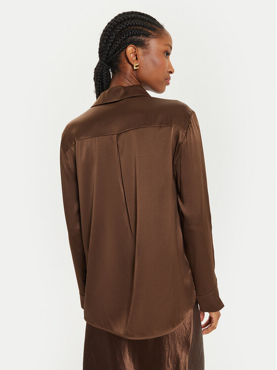 Max Mara Leisure Max Mara Leisure Särk Finire 2426116018 Pruun Regular Fit