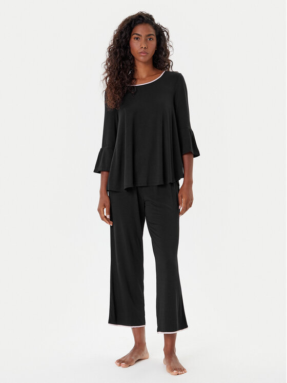 Kate Spade Kate Spade Pidžama KSI01506 Crna Regular Fit