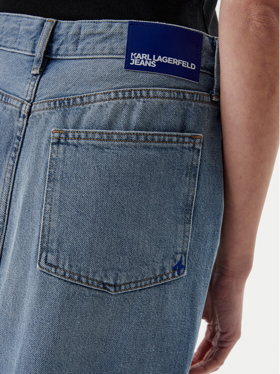 Karl Lagerfeld Jeans Karl Lagerfeld Jeans Farmer szoknya A1W12009 Kék Regular Fit
