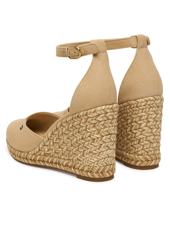 Tommy Hilfiger Tommy Hilfiger Espadrillid Wedge FW0FW09225 Beež