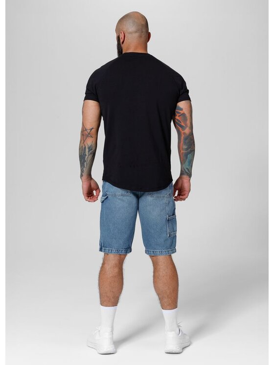 PITBULL PITBULL Szorty jeansowe Carpenter Niebieski Regular Fit