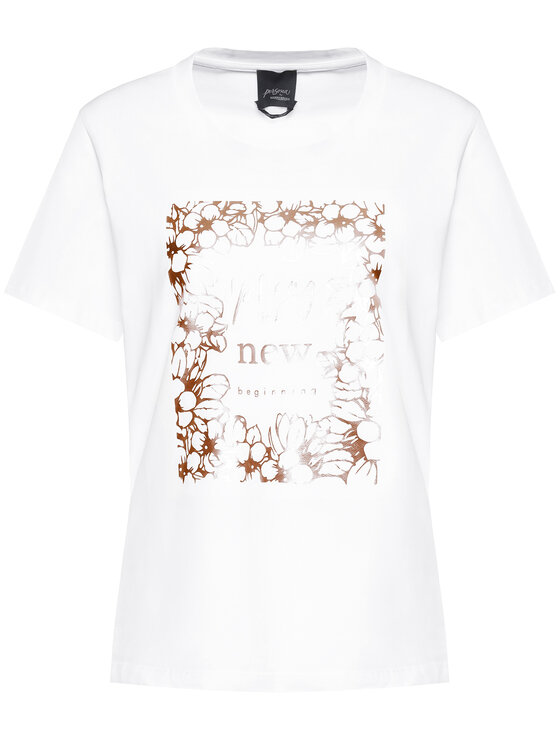 Persona by Marina Rinaldi Persona by Marina Rinaldi T-shirt Valda 1971080 Bianco Regular Fit