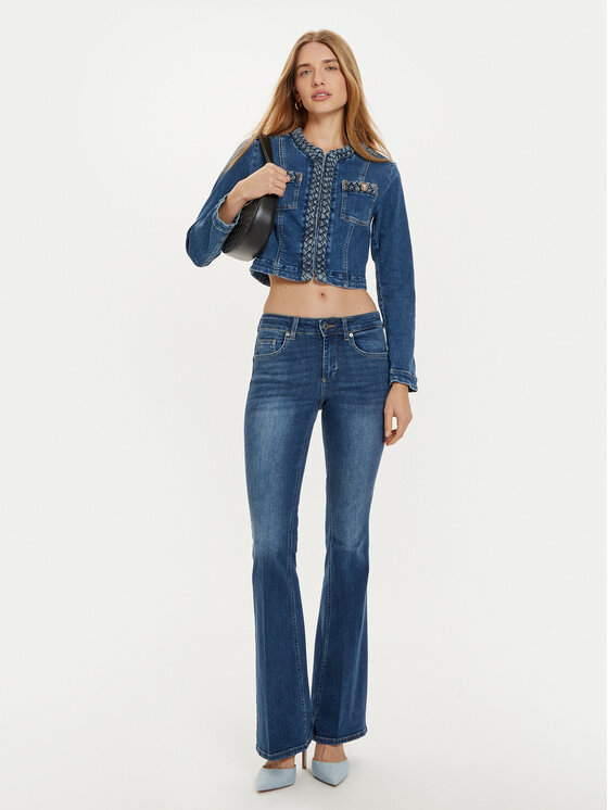 Liu Jo Liu Jo Jeans hlače UF4020 DS058 Modra Regular Fit